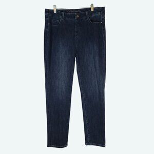 Soft Surroundings 2AN42 5 Pocket Pull‎ On Denim Jeggings Size Medium